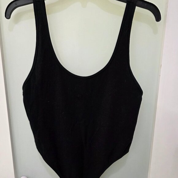 Victoria Sport Tops - Victoria’s Sport Women’s Black Bodysuit – Size M – Scoop Neck One Piece